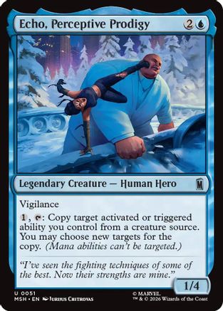Echo, Perceptive Prodigy (051) Foil - Marvel Super Heroes