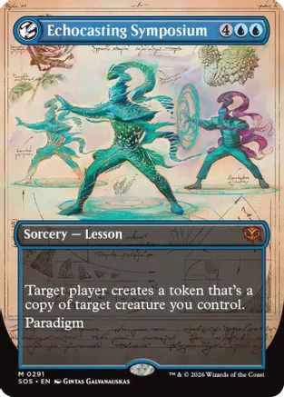Echocasting Symposium (Borderless) (291) Foil - Secrets of Strixhaven