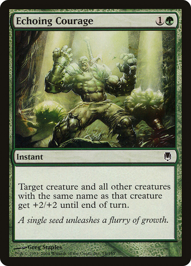 Echoing Courage (074) Foil - Darksteel