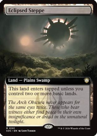 Eclipsed Steppe (Extended Art) (101) - Commander: Secrets of Strixhaven