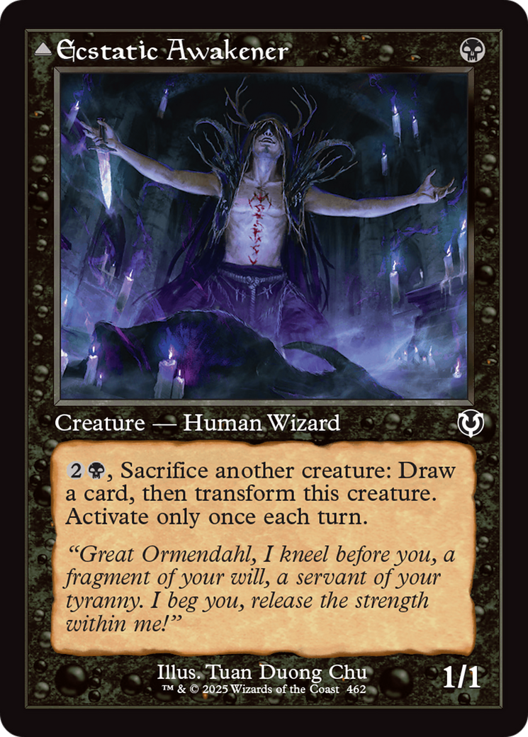 Ecstatic Awakener // Awoken Demon (Retro) (462) - Innistrad Remastered