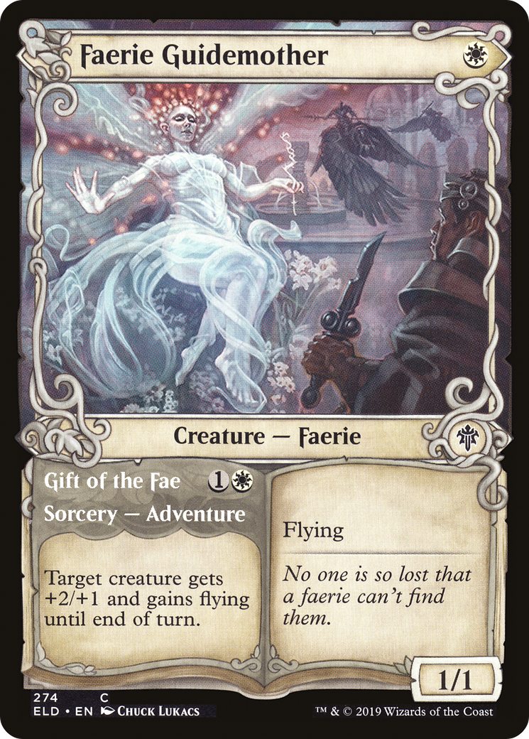 Faerie Guidemother // Gift of the Fae (Showcase) (274) Foil - Throne of Eldraine