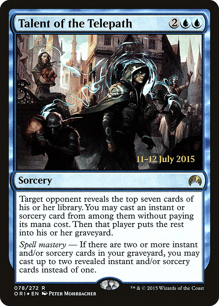 Talent of the Telepath (078) Foil - Magic Origins Promos
