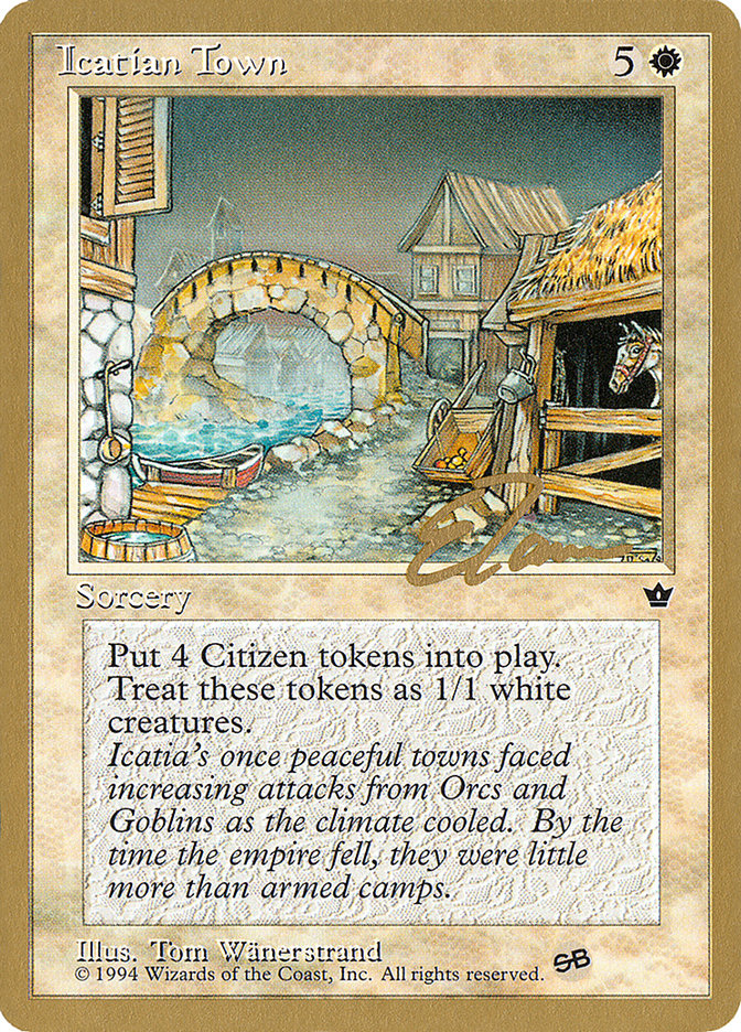 Icatian Town (Eric Tam) (SB) [Pro Tour Collector Set] | Silver Goblin