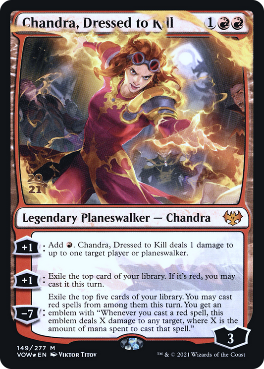 Chandra, Dressed to Kill [Innistrad: Crimson Vow Prerelease Promos]