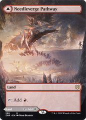 Needleverge Pathway // Pillarverge Pathway (Borderless Alternate Art) [Zendikar Rising] | Silver Goblin