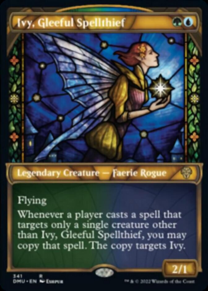 Ivy, Gleeful Spellthief (Showcase Textured) [Dominaria United] | Silver Goblin