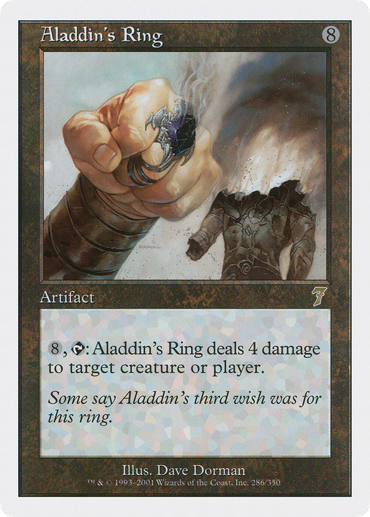 Aladdin's Ring (286) Foil - Seventh Edition