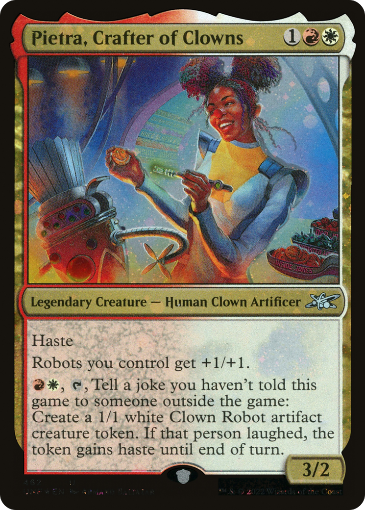 Pietra, Crafter of Clowns (Galaxy Foil) (462) Foil - Unfinity