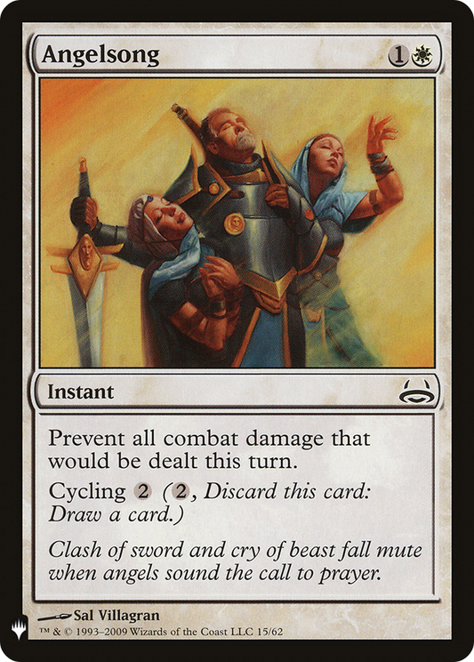 Angelsong (DDC-15) - The List