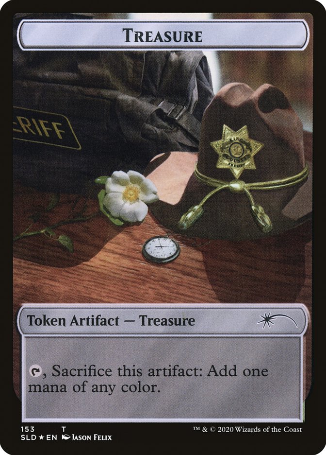 Walker (152) // Treasure Double-Sided Token [Secret Lair Drop Series] | Silver Goblin