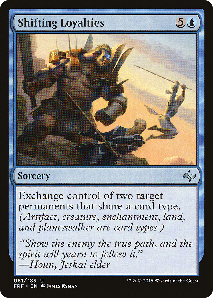 Shifting Loyalties (051) Foil - Fate Reforged