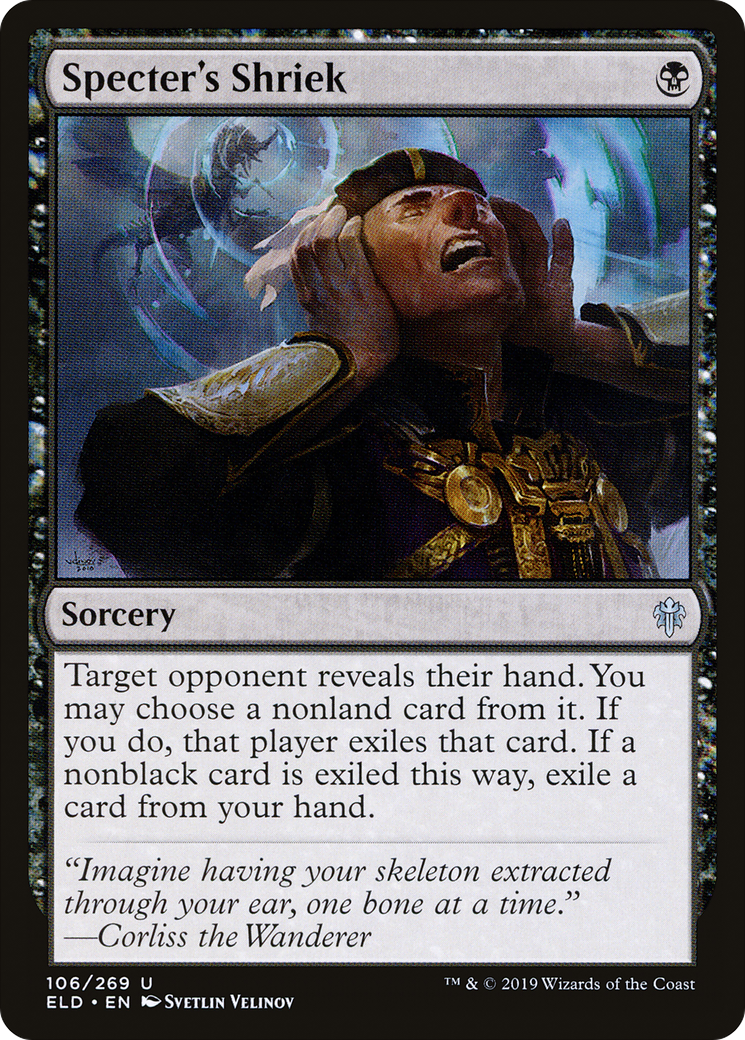 Specter's Shriek (106) Foil - Throne of Eldraine
