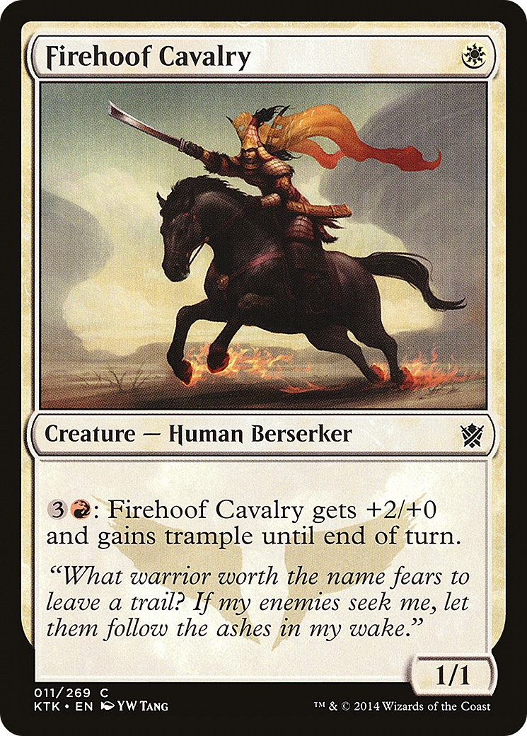 Firehoof Cavalry (011) - Khans of Tarkir