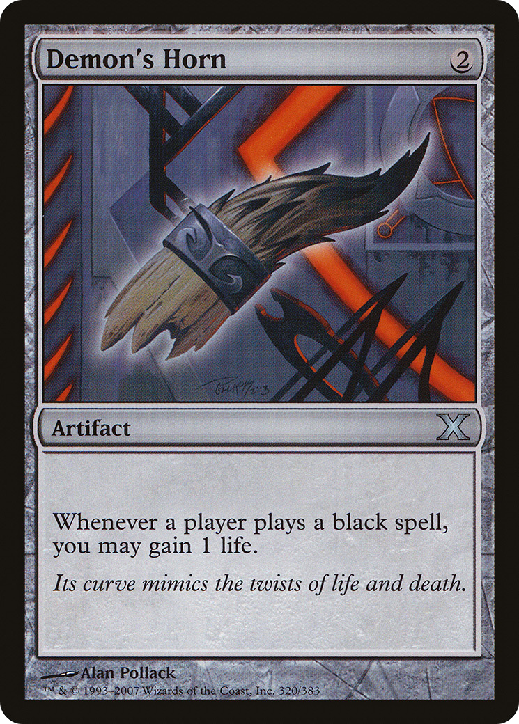 Demon's Horn (320) Foil - Tenth Edition