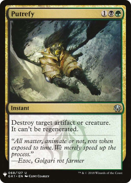 Putrefy (GK1-68) - The List