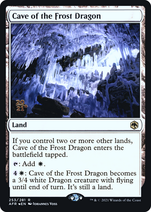 Cave of the Frost Dragon [Dungeons & Dragons: Adventures in the Forgotten Realms Prerelease Promos]