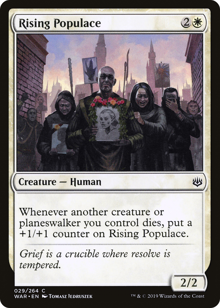 Rising Populace (029) Foil - War of the Spark