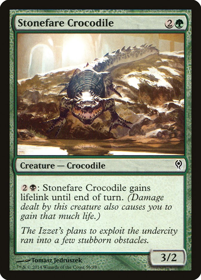 Stonefare Crocodile [Duel Decks: Jace vs. Vraska] | Silver Goblin