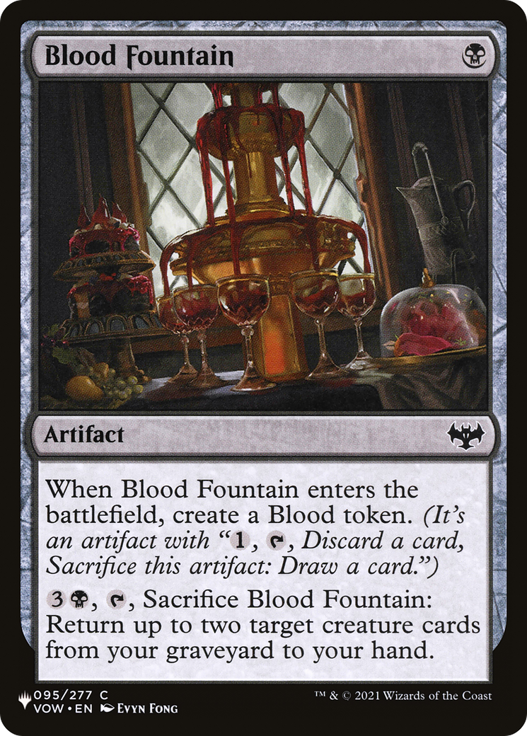 Blood Fountain (VOW-95) - The List