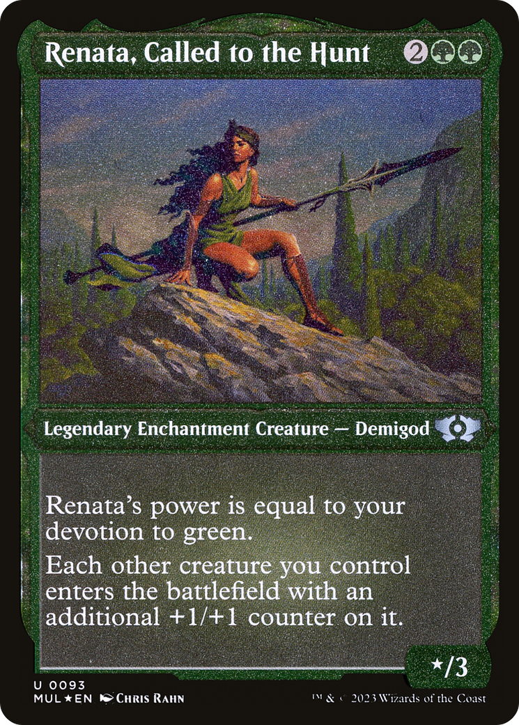Renata, Called to the Hunt (093) Etched - Multiverse Legends