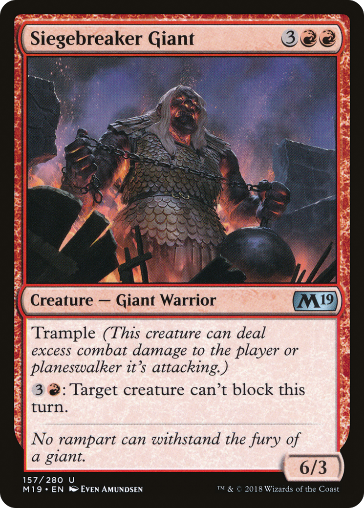 Siegebreaker Giant (157) - Core Set 2019