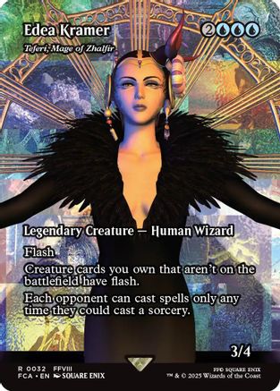Edea Kramer - Teferi, Mage of Zhalfir (Showcase) (032) - FINAL FANTASY: Through the Ages