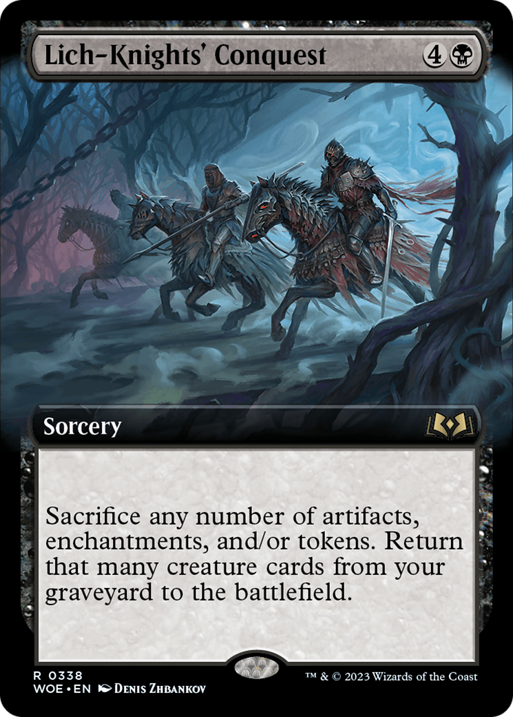 Lich-Knights' Conquest (Extended Art) (338) - Wilds of Eldraine