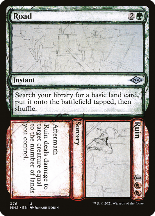 Road // Ruin (Showcase) (376) - Modern Horizons 2