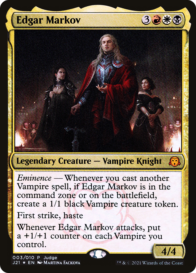 Edgar Markov (003) Foil - Judge Gift Cards 2021