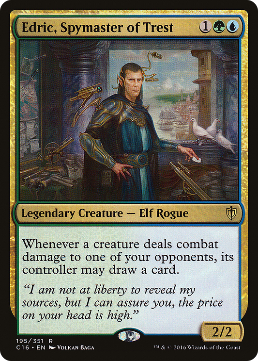 Edric, Spymaster of Trest (195) - Commander 2016