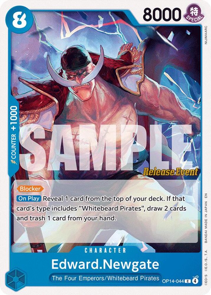 Edward.Newgate (OP14-044) Release Event Cards