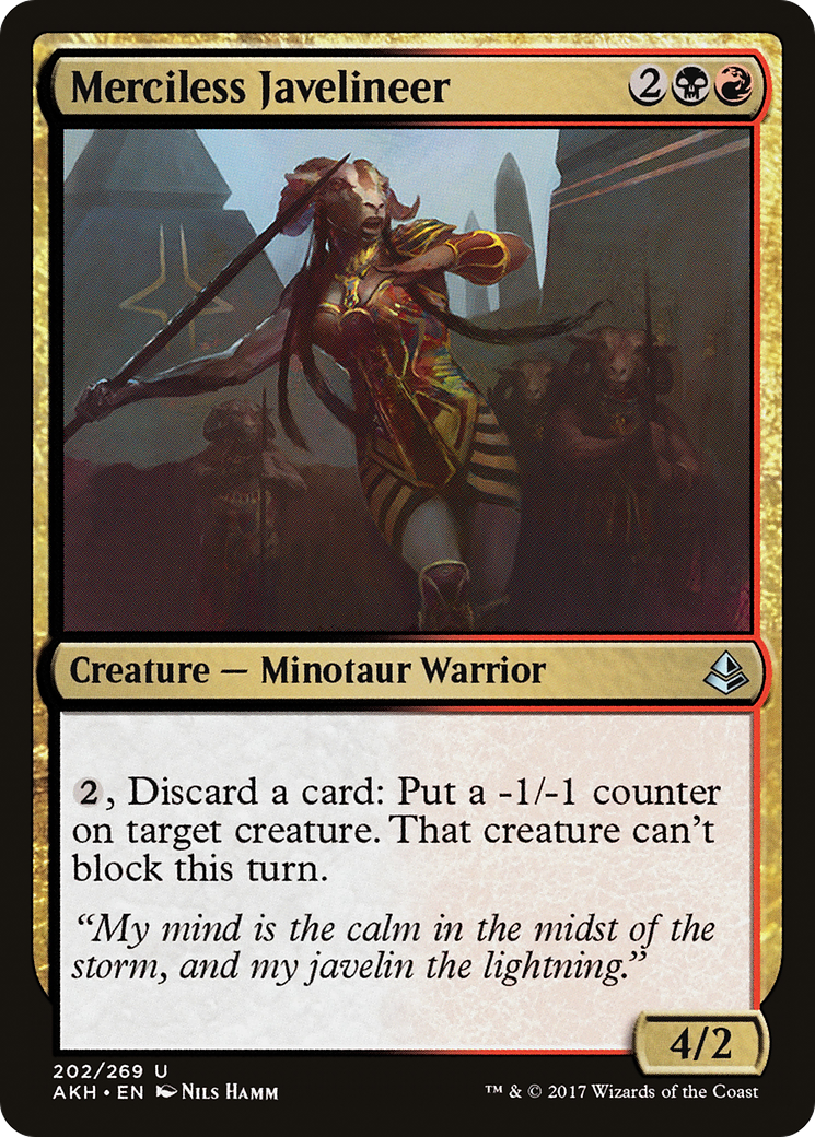 Merciless Javelineer (202) - Amonkhet