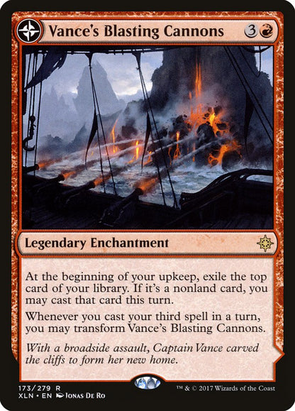 Vance's Blasting Cannons // Spitfire Bastion [Ixalan] Foil