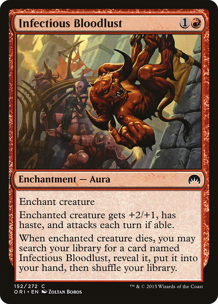 Infectious Bloodlust (152) - Magic Origins