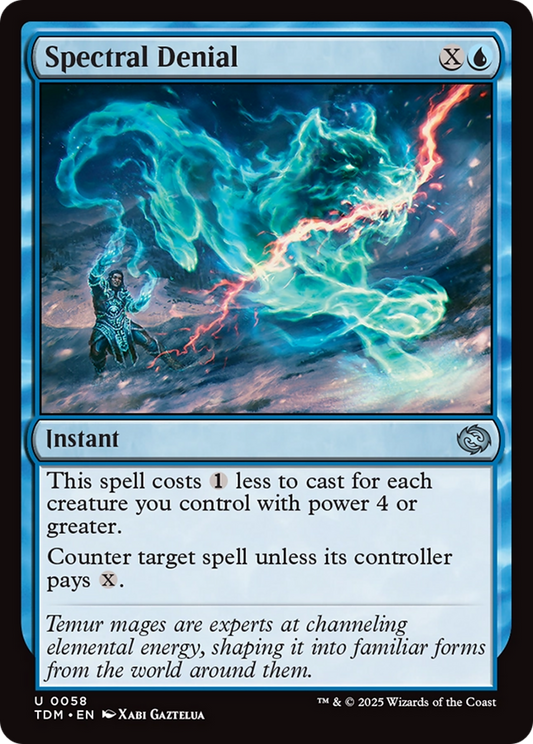 Spectral Denial (058) Foil - Tarkir: Dragonstorm