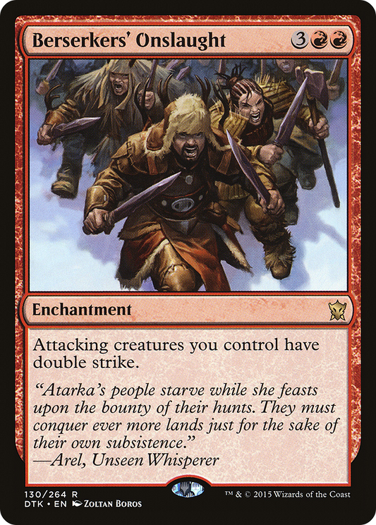 Berserkers' Onslaught (130) - Dragons of Tarkir