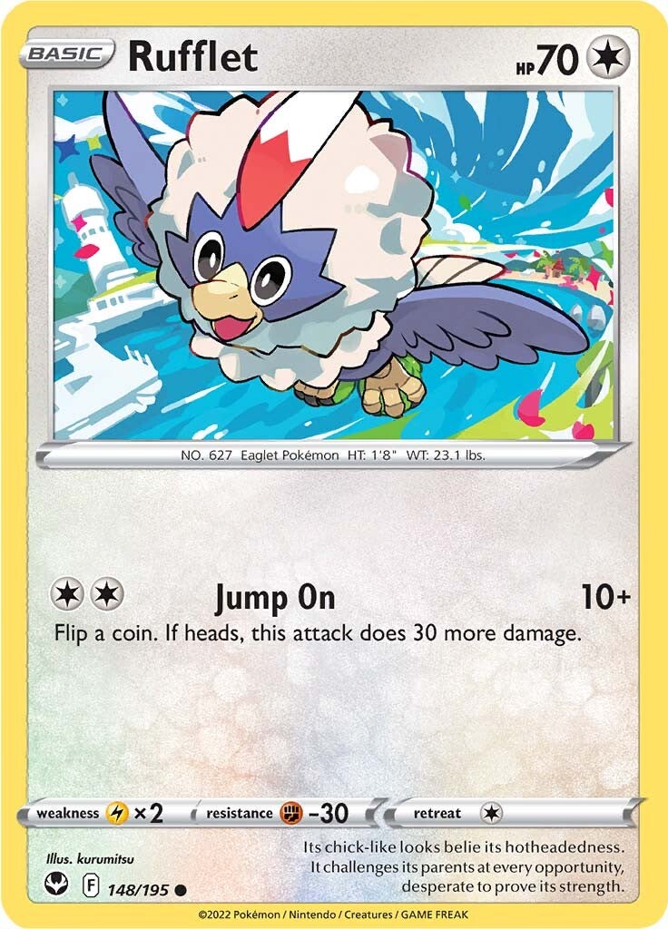 Rufflet (148/195) [Sword & Shield: Silver Tempest] | Silver Goblin