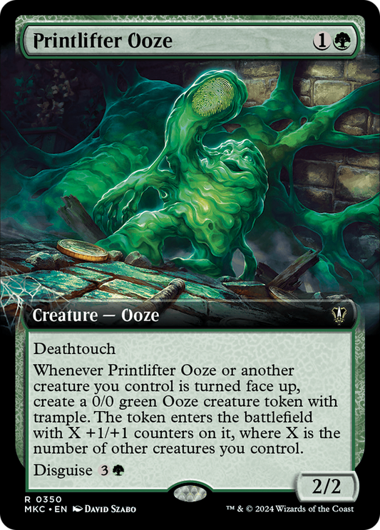 Printlifter Ooze (Extended Art) (350) - Murders at Karlov Manor Commander