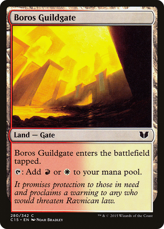 Boros Guildgate (280) - Commander 2015