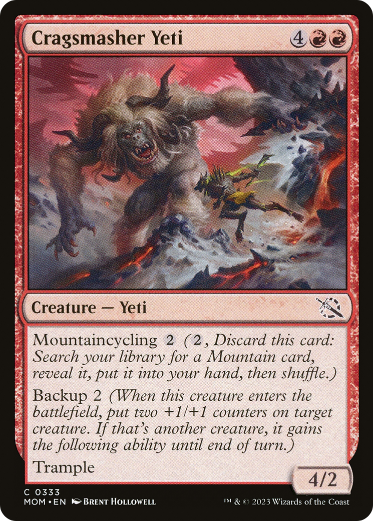 Cragsmasher Yeti (333) - March of the Machine