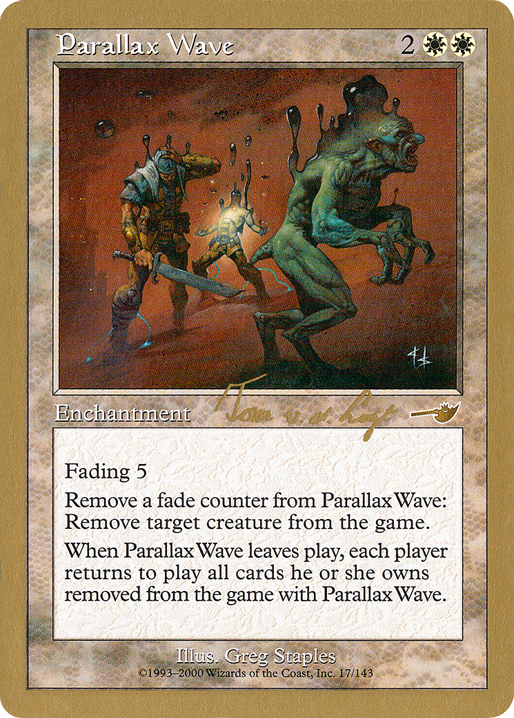 Parallax Wave - 2000 Tom van de Logt (NMS) (Retro) - World Championship Decks 2000