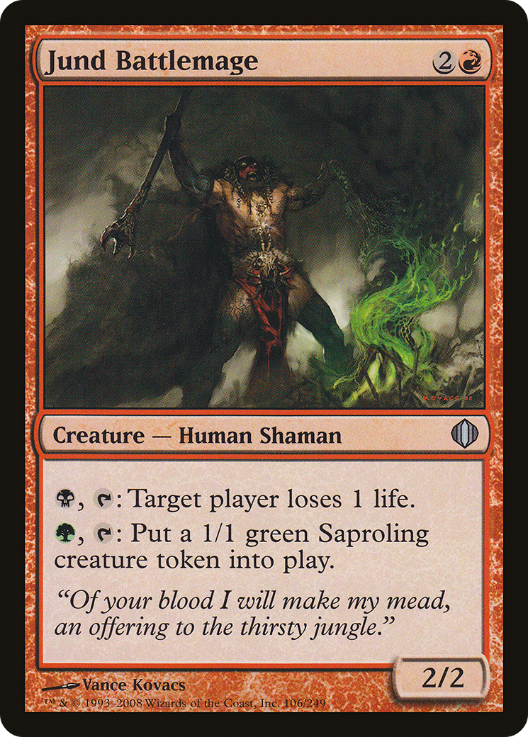 Jund Battlemage (106) Foil - Shards of Alara
