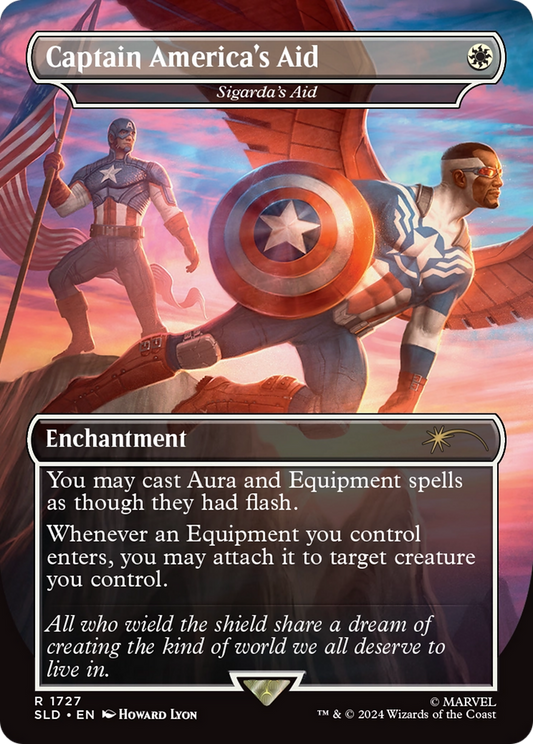 Captain America's Aid – Sigarda's Aid (1727) - Secret Lair Drop