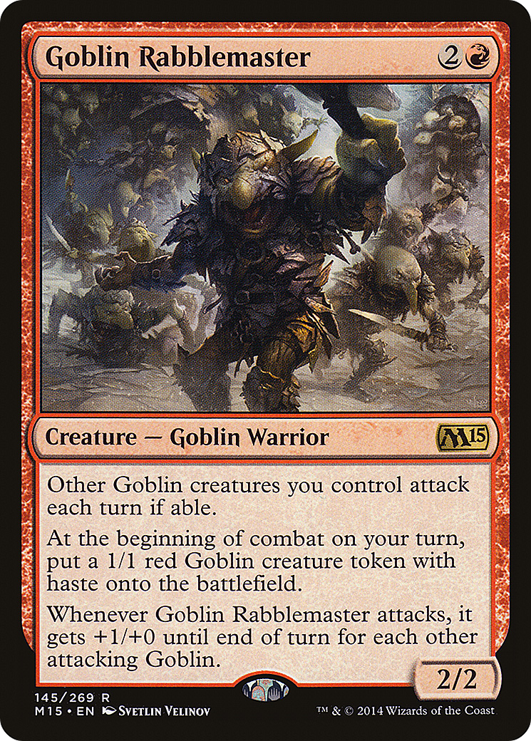Goblin Rabblemaster (145) - Magic 2015