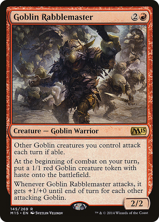 Goblin Rabblemaster (145) - Magic 2015