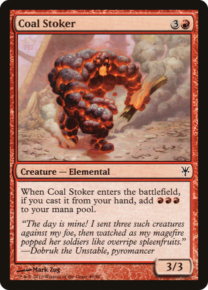 Coal Stoker (049) - Duel Decks: Sorin vs. Tibalt
