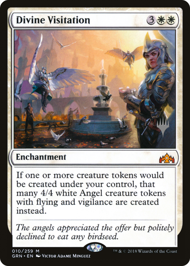 Divine Visitation (10p) Foil - Guilds of Ravnica Promos