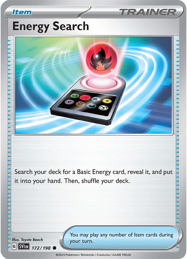 Energy Search (172/198) [Scarlet & Violet: Base Set] | Silver Goblin