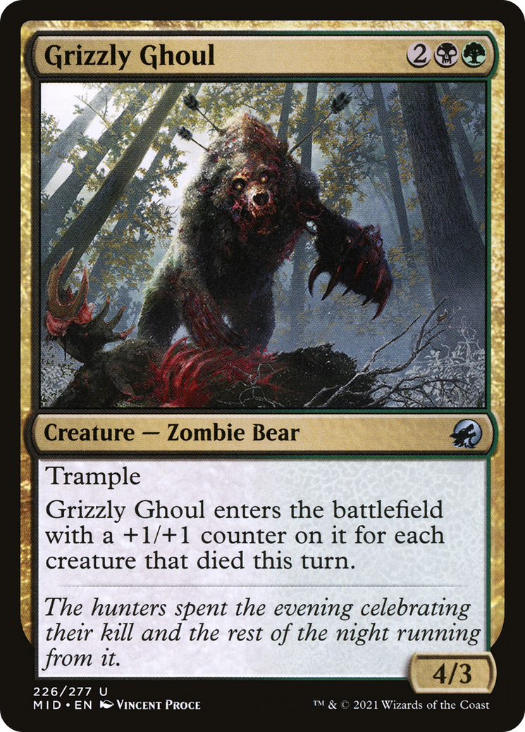 Grizzly Ghoul (226) Foil - Innistrad: Midnight Hunt